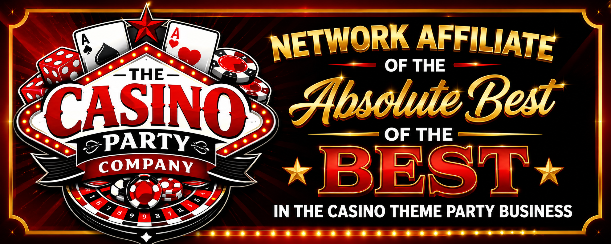 Network Affiliate of The Casino Party Company — The Absolute Best of the Best in the Casino Theme Party Business