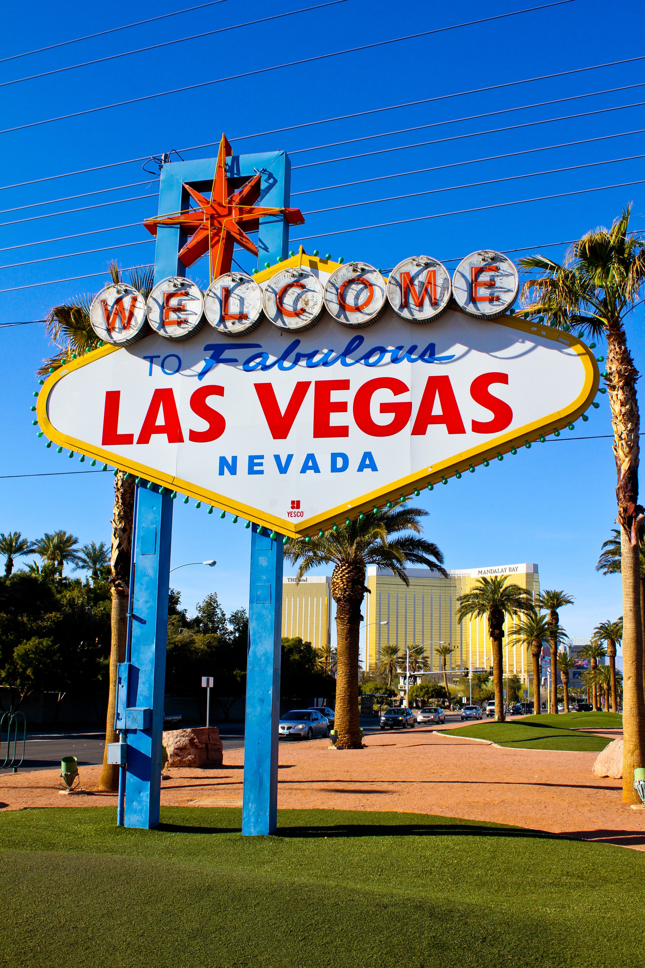 Las Vegas Sign backdrop